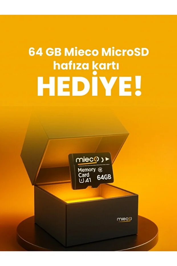 Mieco X8 Wifi /4K UHD/ 170° Ultra Geniş Açı/ ADAS/ Ön + Arka Araç Kamerası + Hafıza Kartı Hediyeli